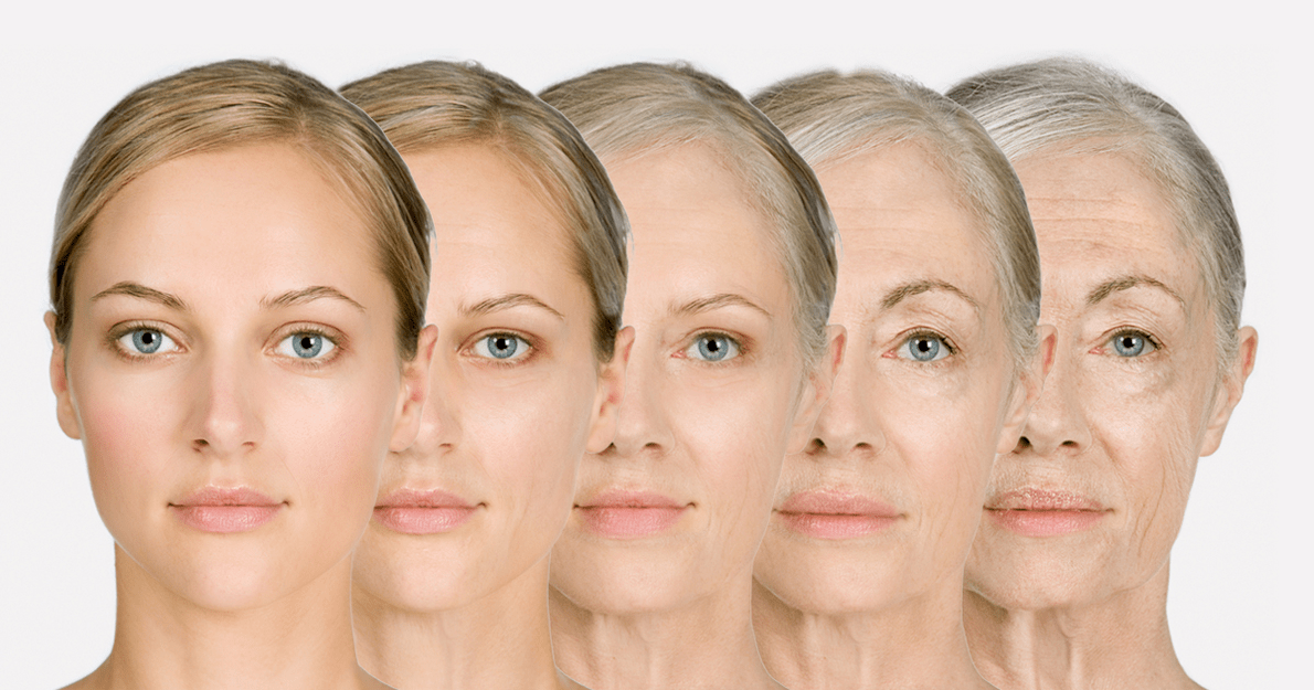 Kadınlarda yaşlanan yüz derisi